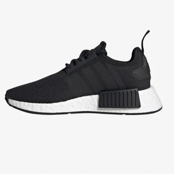 Adidas nmd r1 sneaker black white mens 5 - Picture 5 of 5